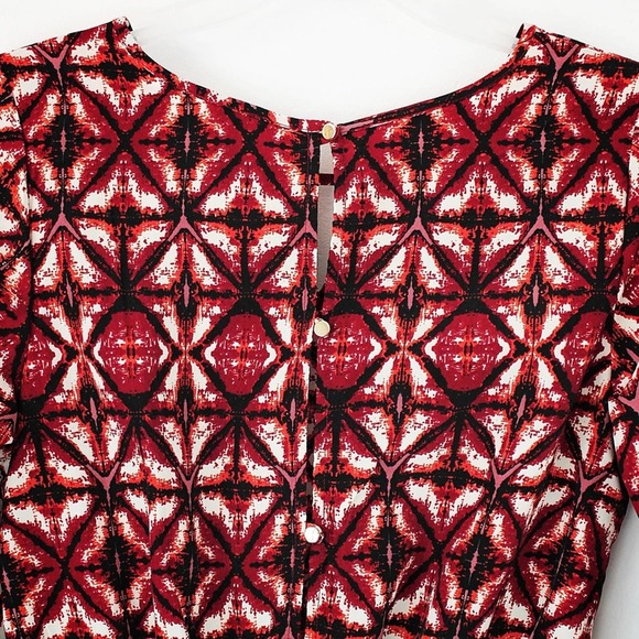 LOW PRICE! Women's Fun One Clothing Shorts Long Sleeve Romper, Red, Black, Med - Picture 7 of 10